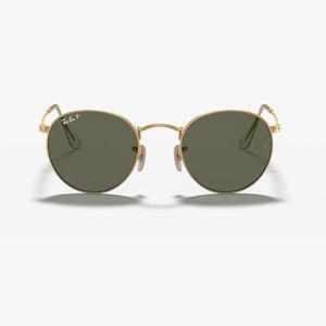 Ray-Ban RB3447 Round Metal Polarized Sunglasses